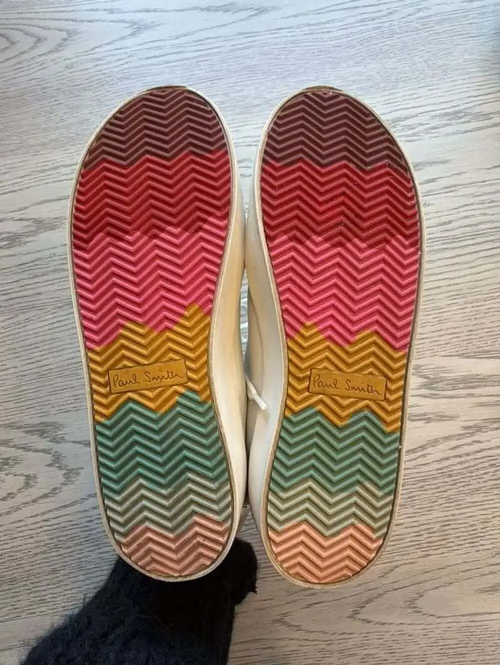 Paul Smith White Leather Low-Top Sneakers EU 37